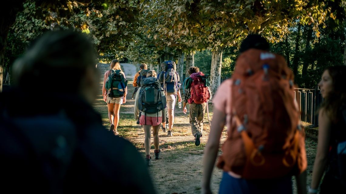 Most people the team met along the trail were excited to jump into spiritual conversations